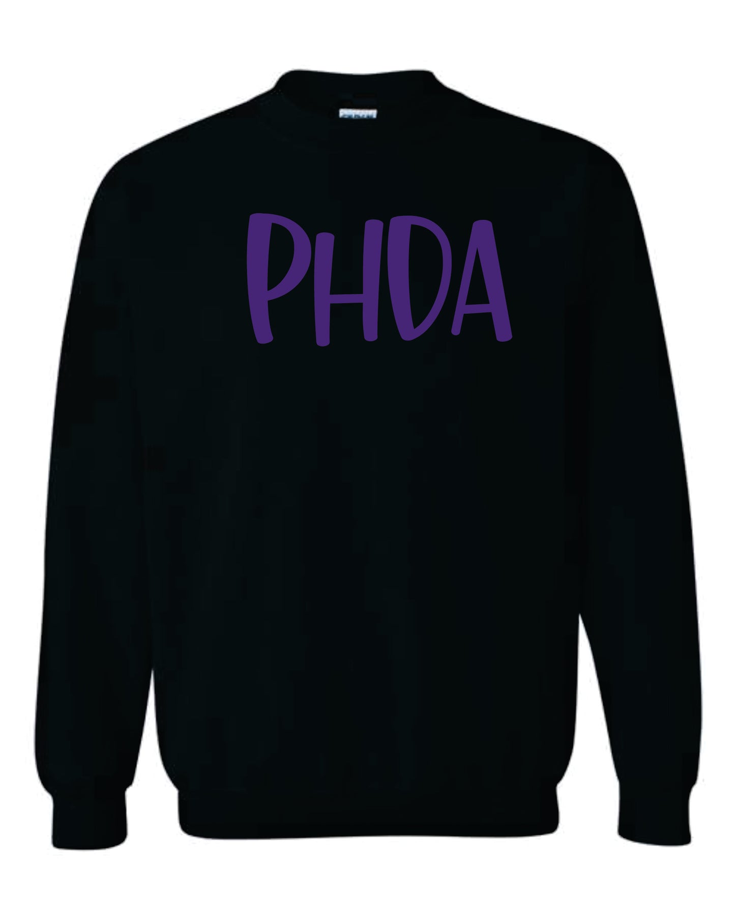 PHDA- Gildan Crewneck Sweatshirt- Puff Metallic Print