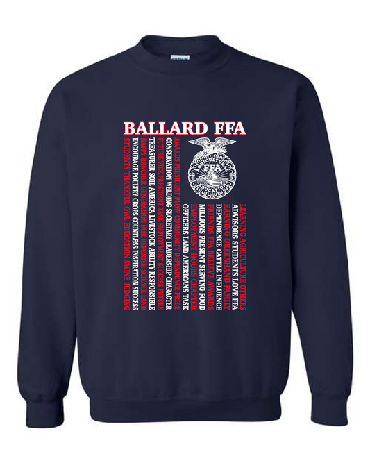 Ballard FFA- Gildan Crewneck Sweatshirt