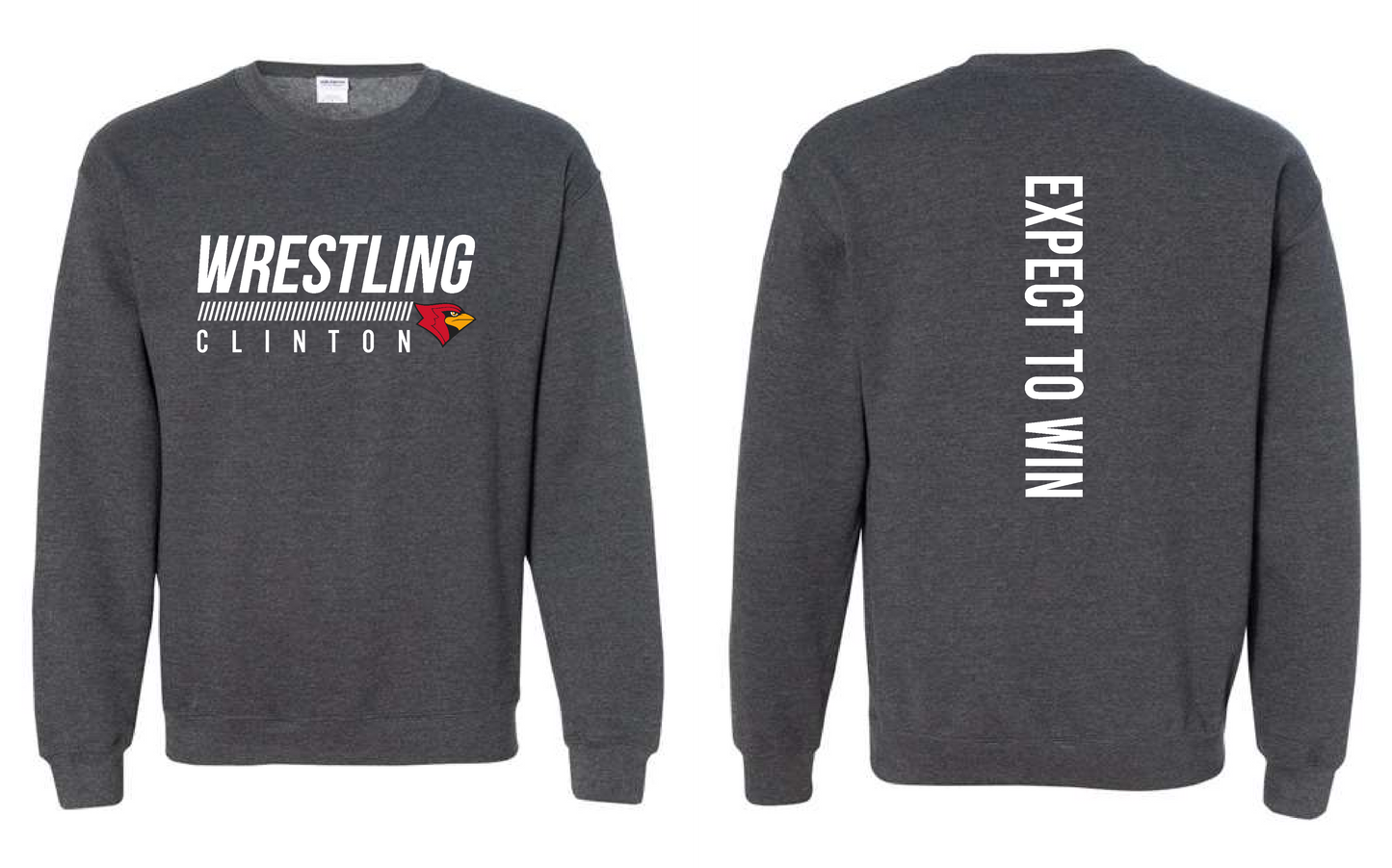 Clinton Wrestling 25- Gildan Sweatshirt
