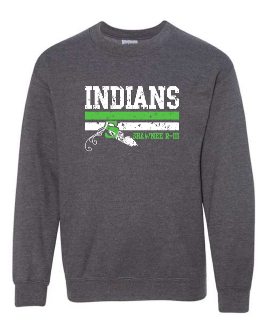 Shawnee 26- Gildan Crewneck Sweatshirt (18000) Shawnee Indians