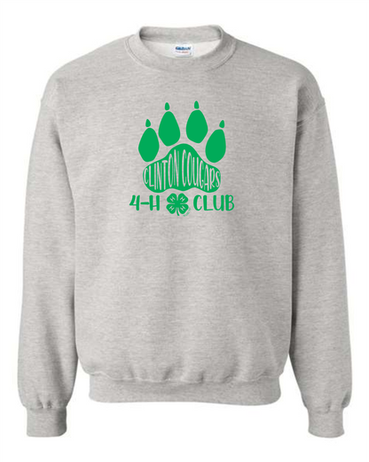Clinton Cougars- Gildan Crewneck Sweatshirt