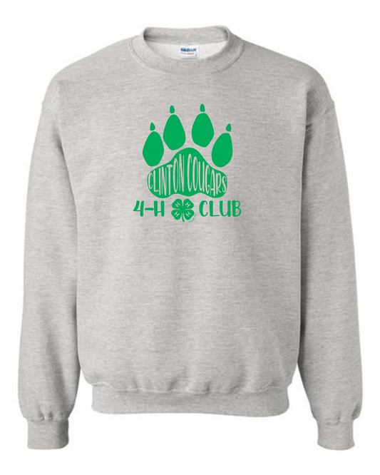 Clinton Cougars- Gildan Crewneck Sweatshirt