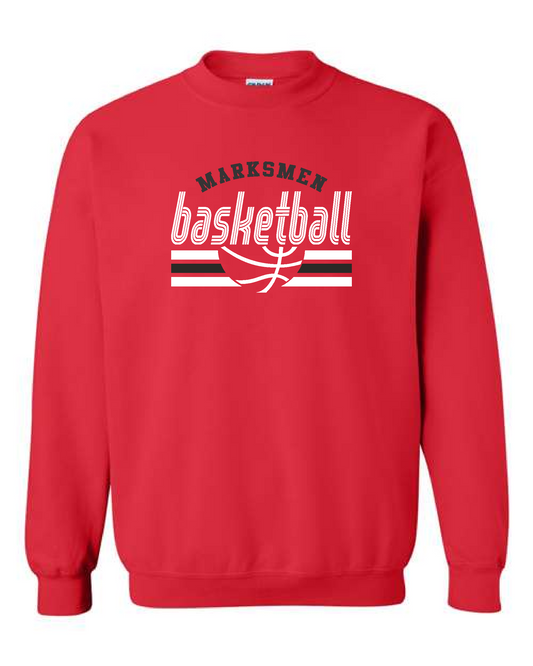 Sherwood Youth Basketball 26- Gildan Crewneck Sweatshirt (18000) Design 2 Stripes