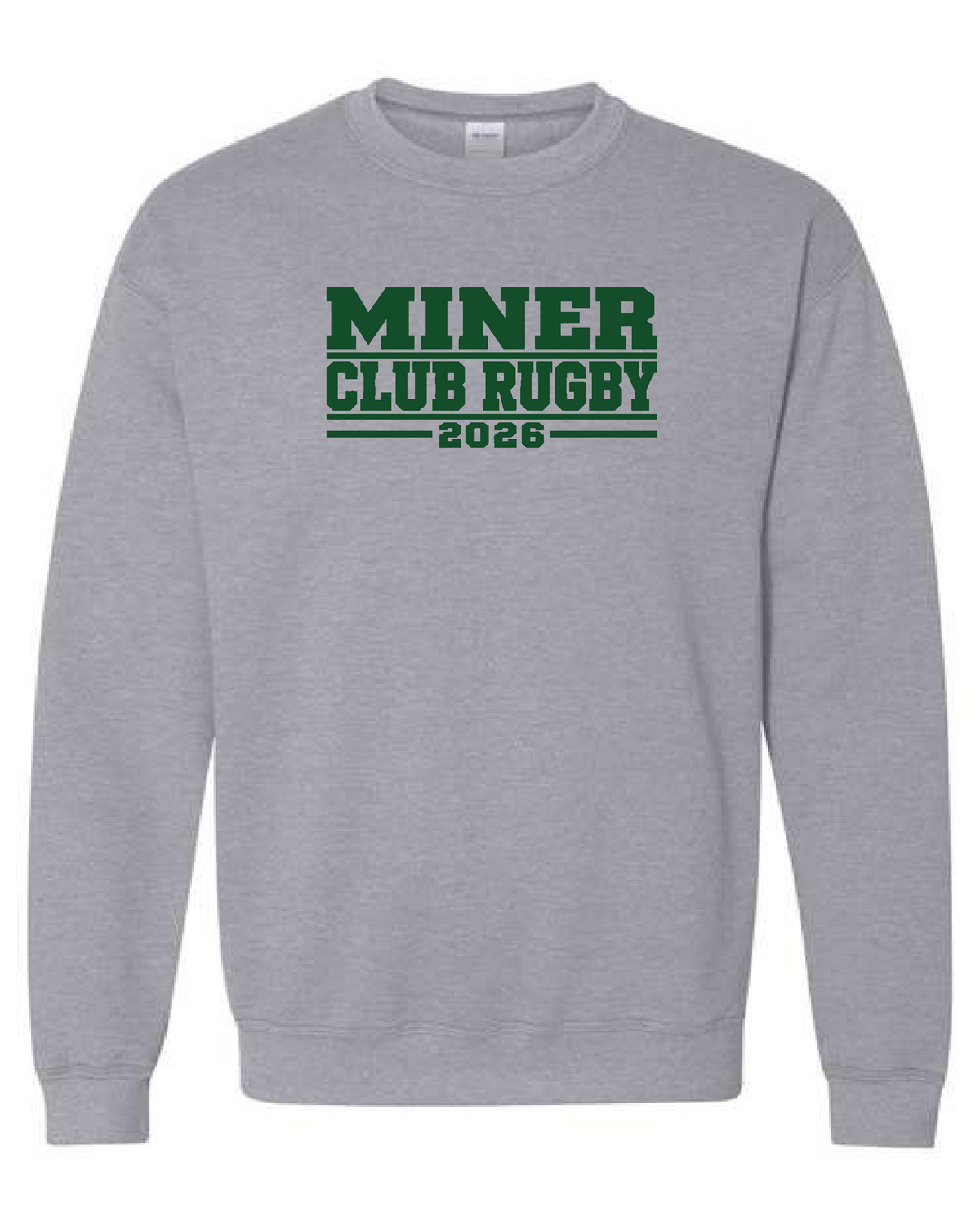 Miner Rugby- Gildan Crewneck Sweatshirt- Men's Miner Club