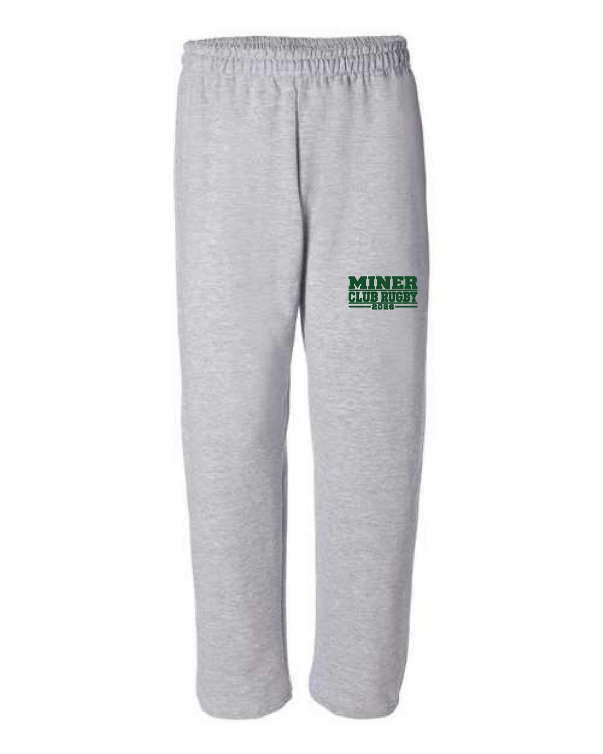 Miner Rugby- Gildan Open-Bottom Sweatpants- Men's Miner Club