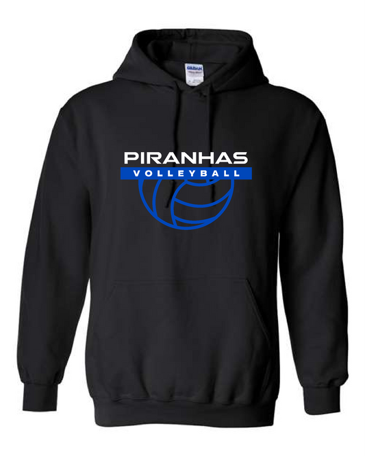 Piranhas VB 25- Gildan Hoodie Black