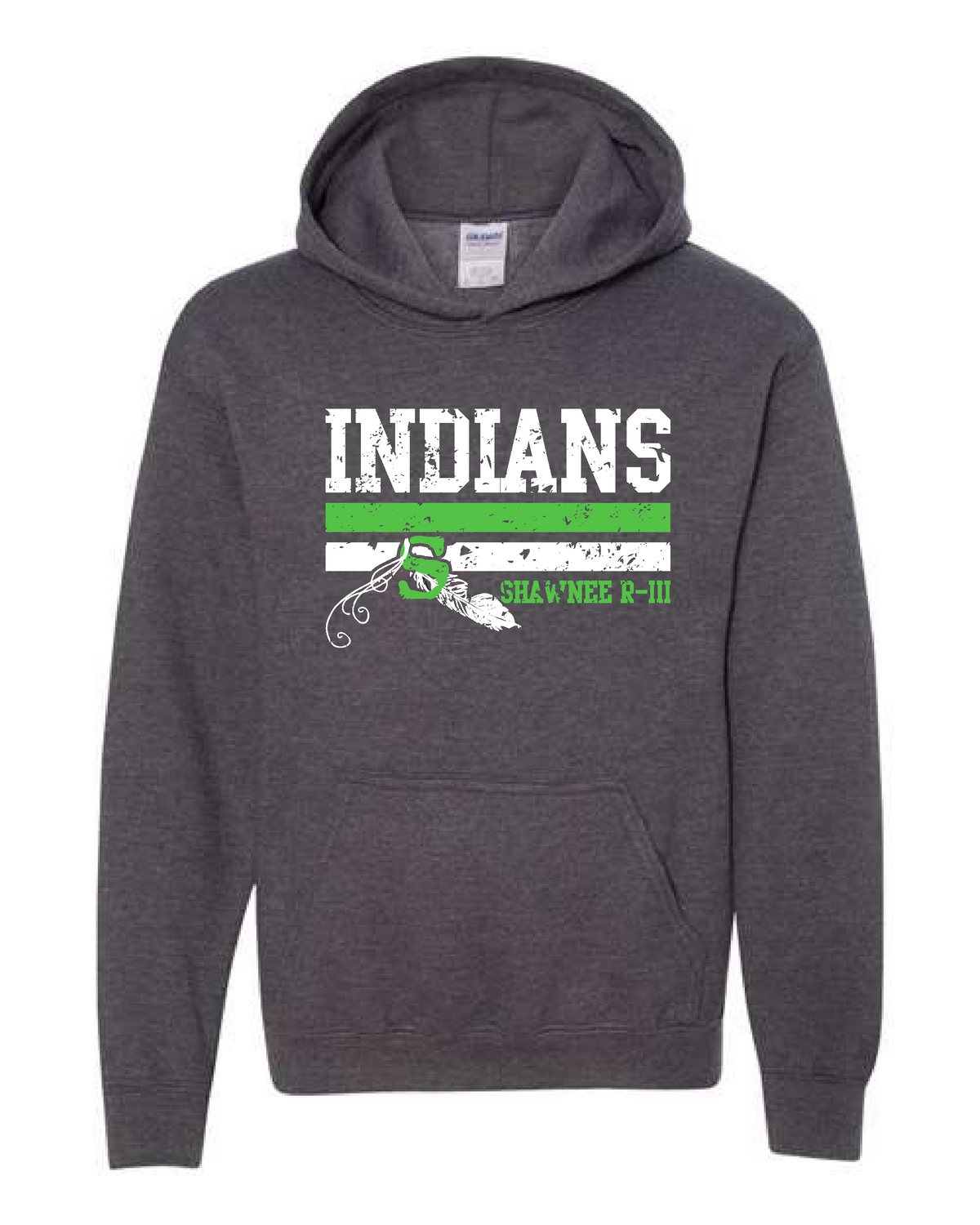 Shawnee 26- Gildan Hooded Sweatshirt (18500) Shawnee Indians
