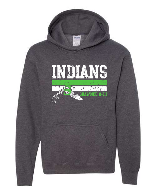 Shawnee 26- Gildan Hooded Sweatshirt (18500) Shawnee Indians