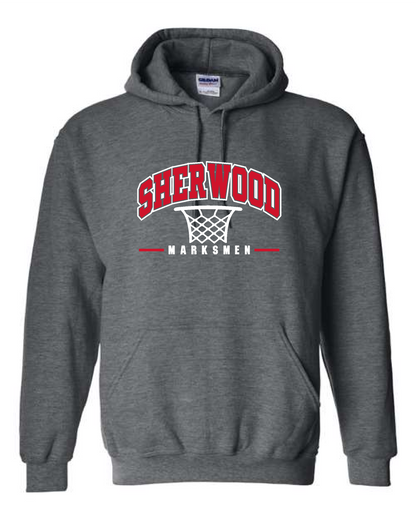 Sherwood Youth Basketball 26- Gildan Hoodie (18500) Design 1 Net