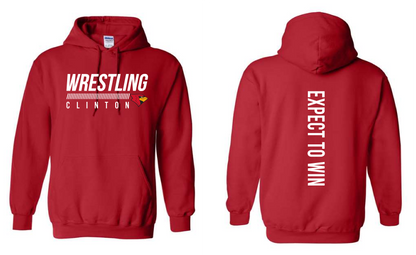 Clinton Wrestling 25- Gildan Hoodie