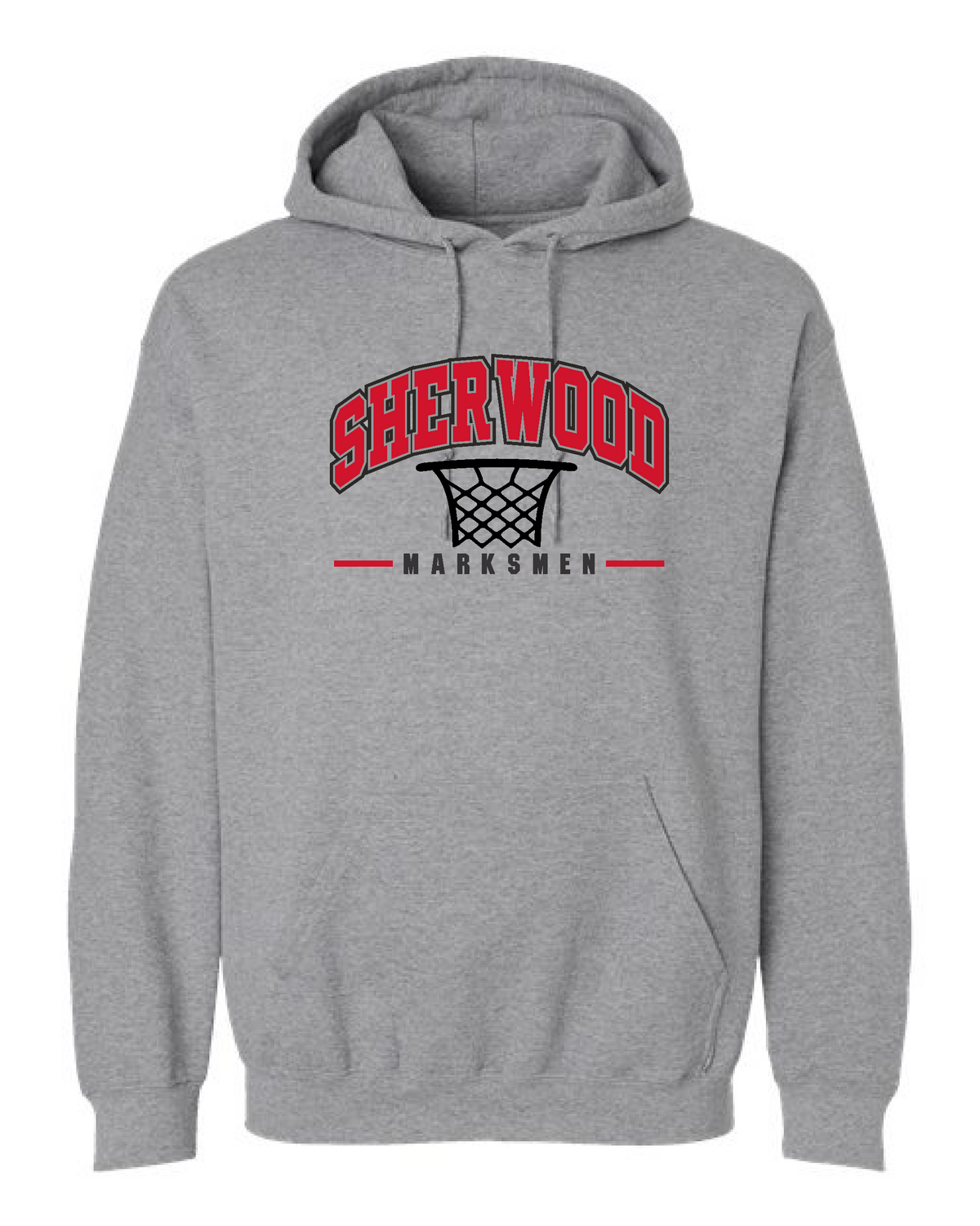 Sherwood Youth Basketball 26- Gildan Hoodie (18500) Design 1 Net