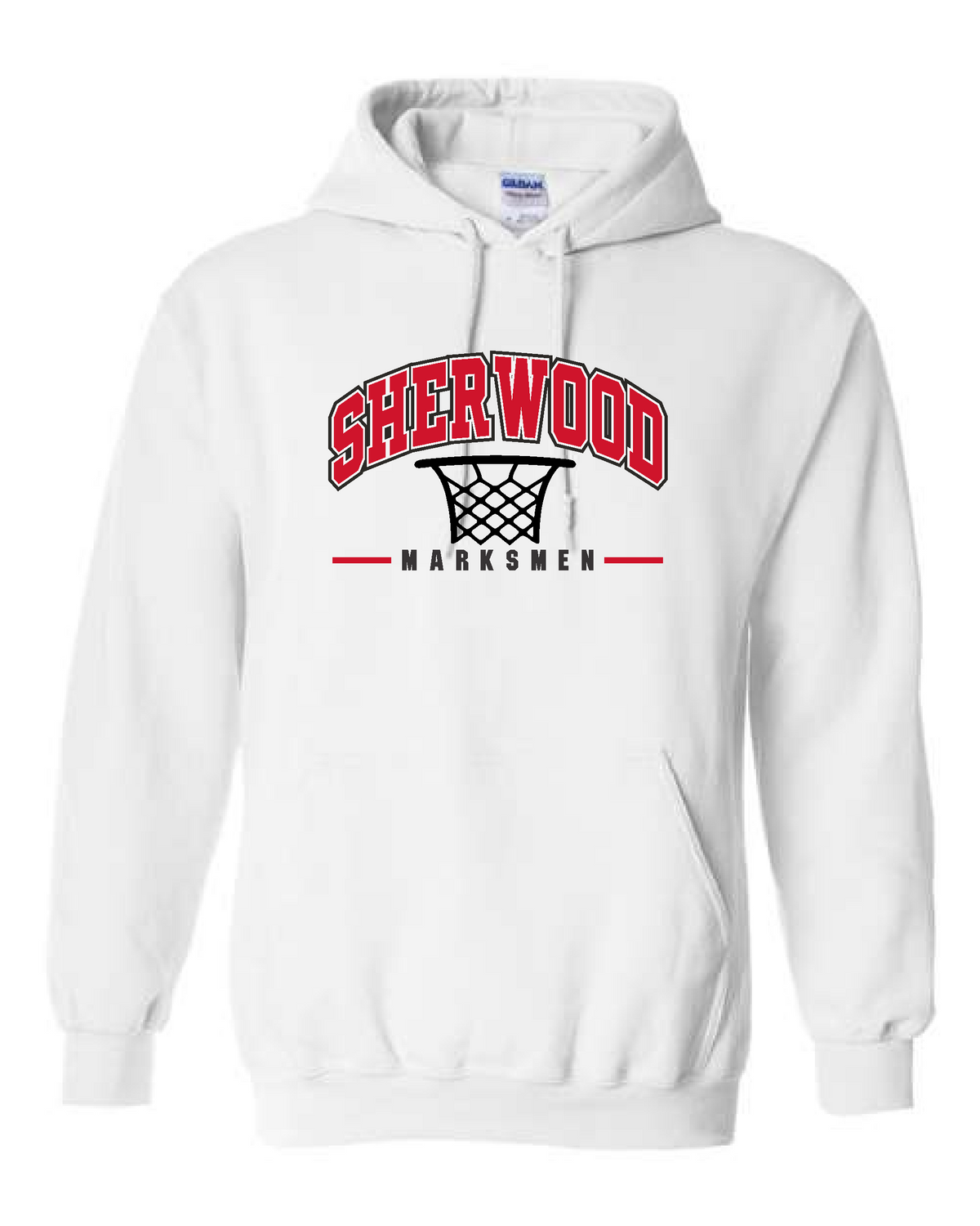 Sherwood Youth Basketball 26- Gildan Hoodie (18500) Design 1 Net
