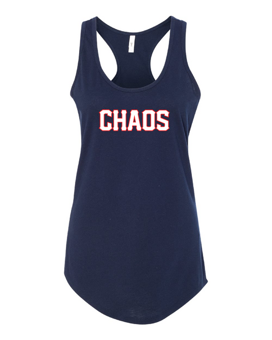 Chaos Baseball Ladies Racerback tank BC6008