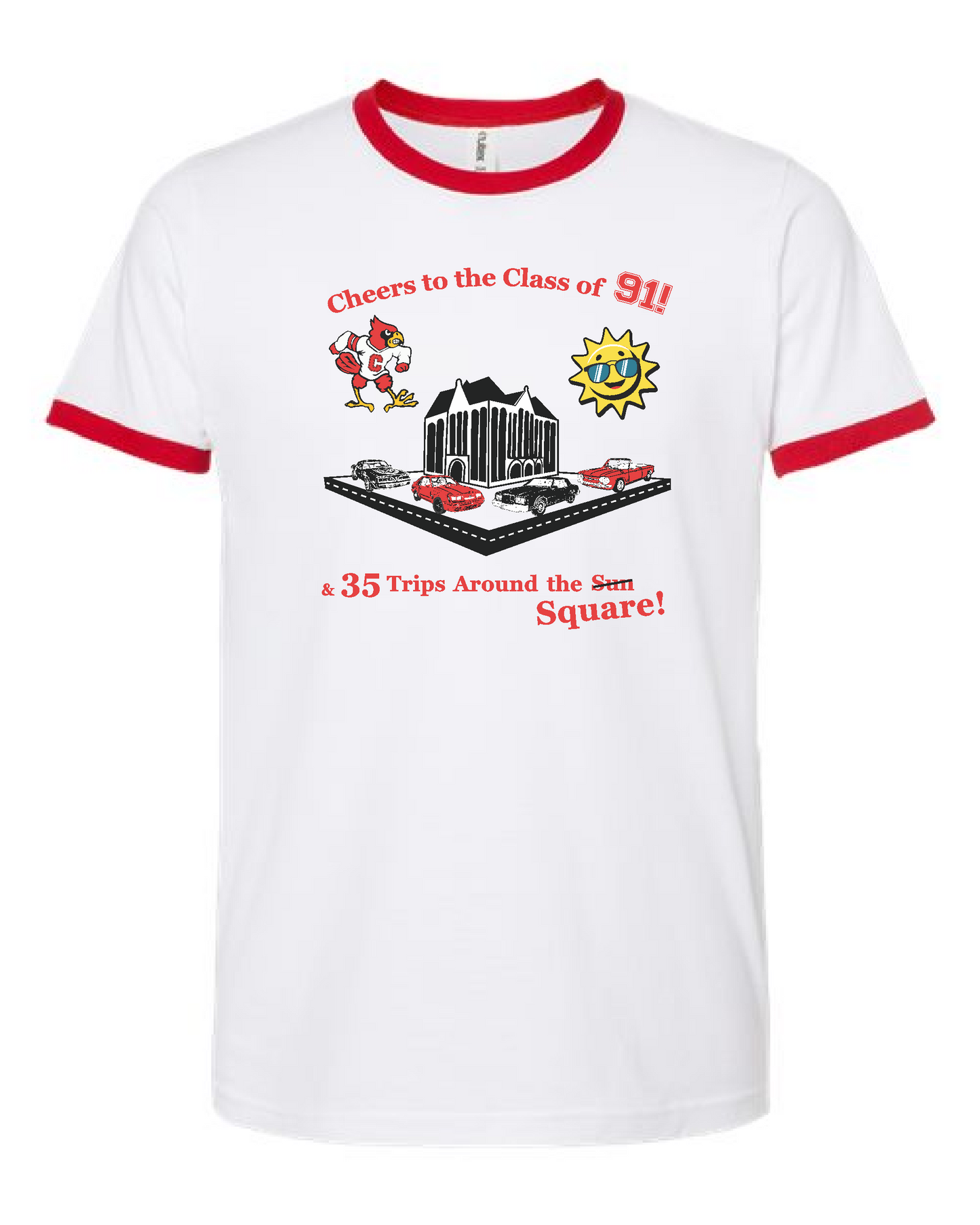 CHS 91- Tultex Jersey Ringer Tee