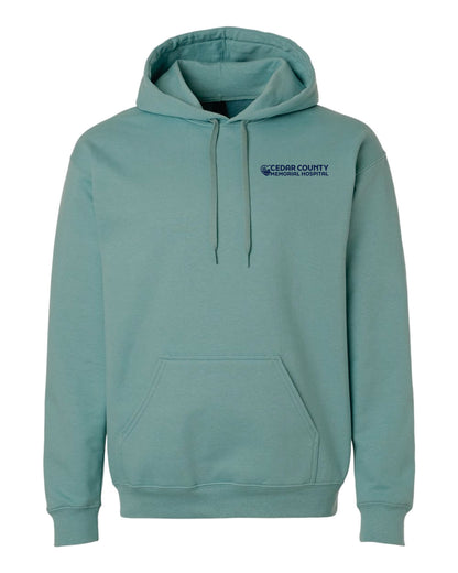 CCMH- Unisex Softstyle® Midweight Hooded Sweatshirt with embroidered logo - SF500