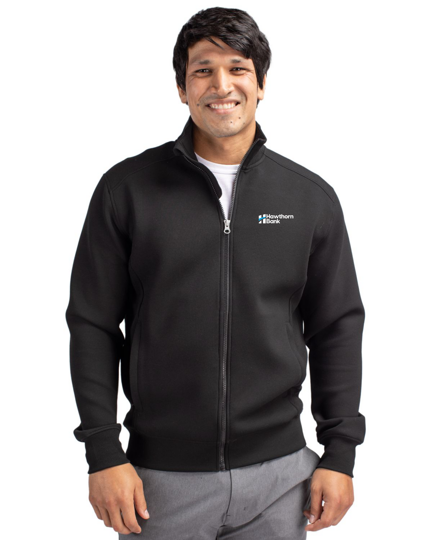 Hawthorn - Mens Cutter & Buck Roam Epic Versatility Recycled Full Zip Jacket - MCK01281