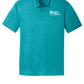 GVMH Short-Sleeve Men’s Heather Polo with Embroidered Logo