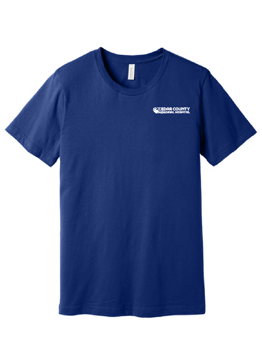CCMH- BELLA+CANVAS® Unisex Jersey Short Sleeve Tee with Embroidered Logo (3001)