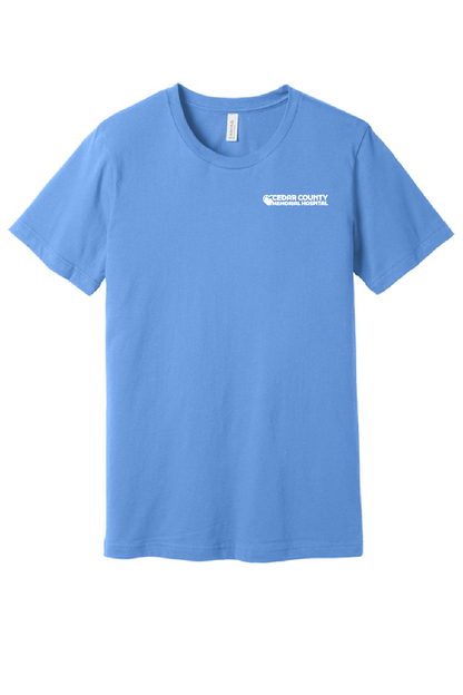 CCMH- BELLA+CANVAS® Unisex Jersey Short Sleeve Tee with Embroidered Logo (3001)