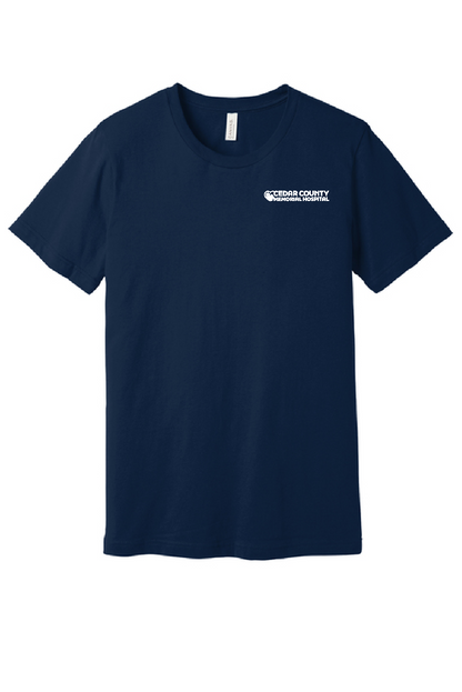 CCMH- BELLA+CANVAS® Unisex Jersey Short Sleeve Tee with Embroidered Logo (3001)