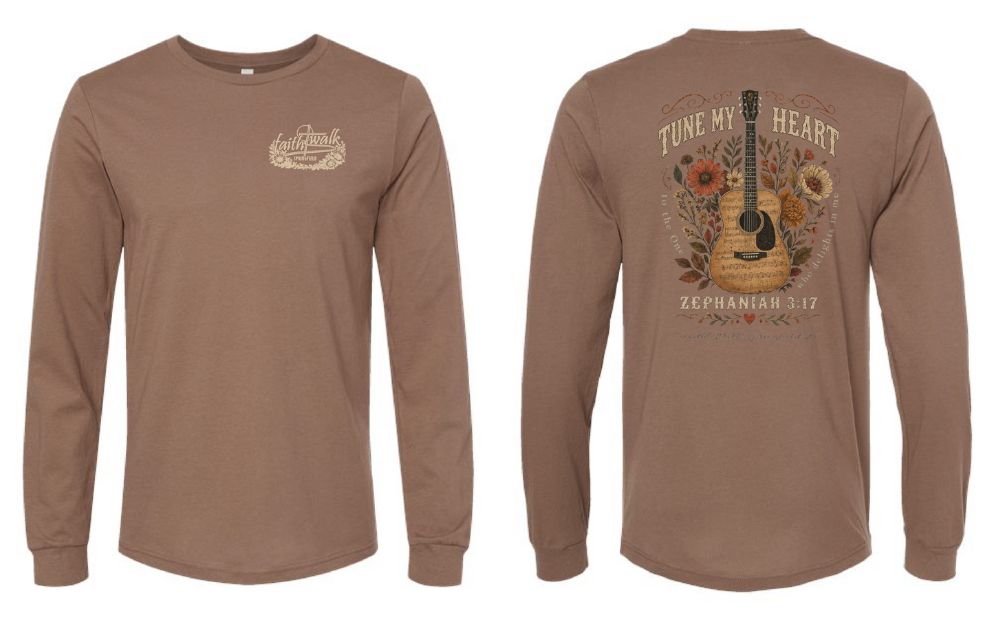 Ladies FaithWalk- Bella Canvas Long Sleeve Jersey Tee
