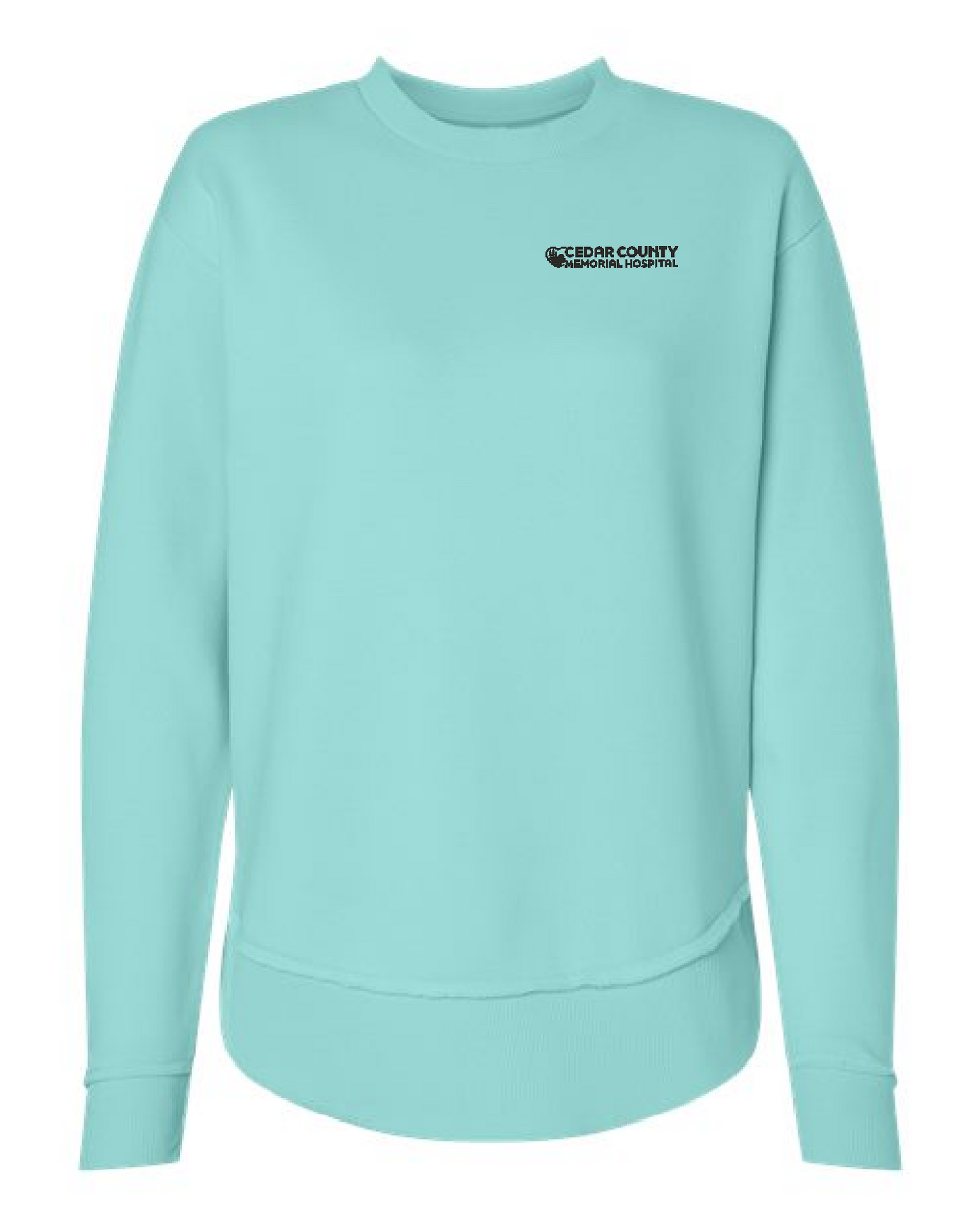 CCMH- Women's Weekend Crewneck Sweatshirt with embroidered logo (3525)