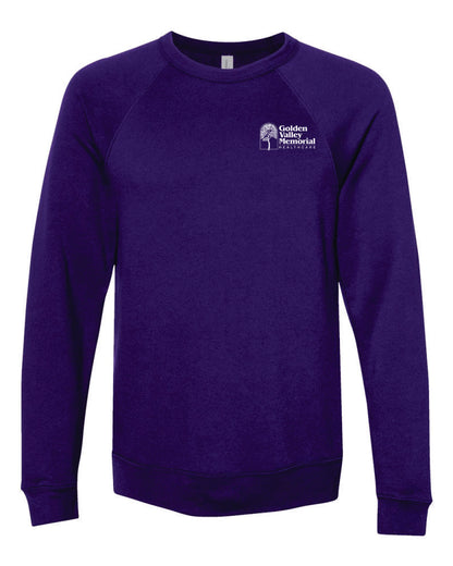GVMH Long-Sleeve Bella Crewneck Sweatshirt with Embroidered Logo