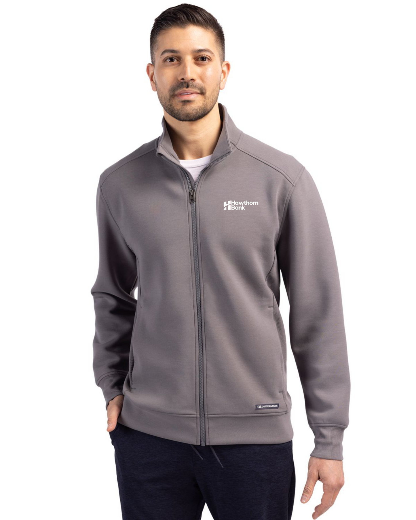 Hawthorn - Mens Cutter & Buck Roam Epic Versatility Recycled Full Zip Jacket - MCK01281