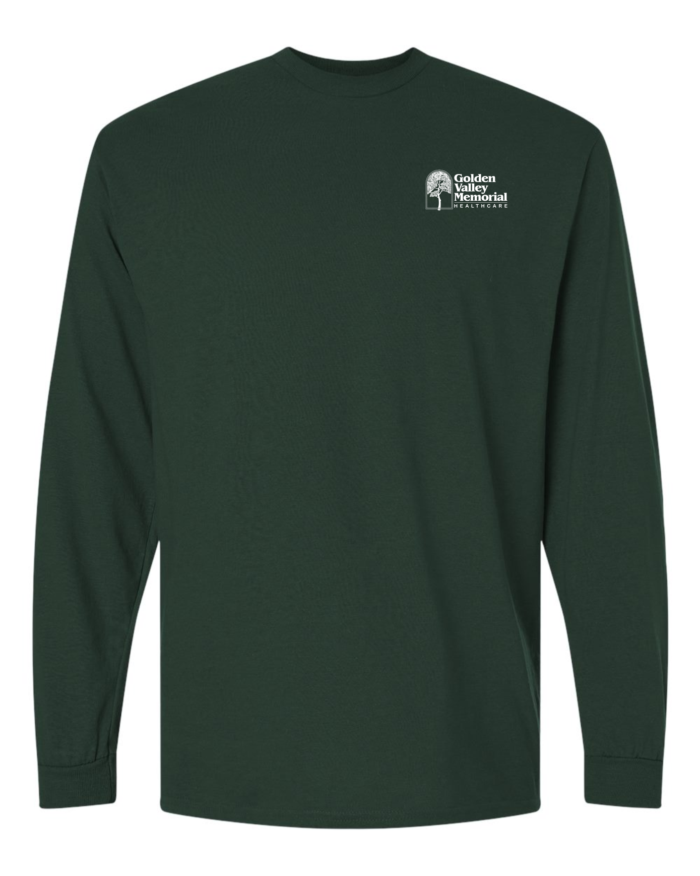 GVMH Long-Sleeve Gildan Tee with Embroidered Logo