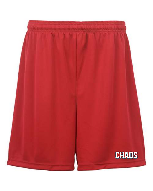 Chaos Baseball Performance short - 7 inch with logo on leg 5127