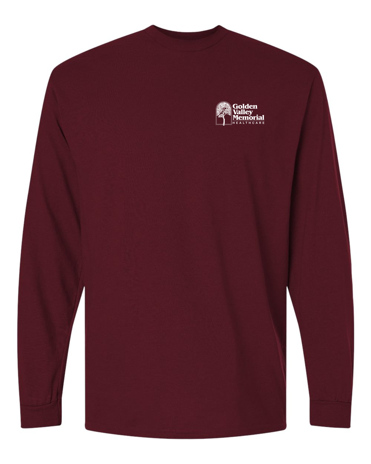 GVMH Long-Sleeve Gildan Tee with Embroidered Logo