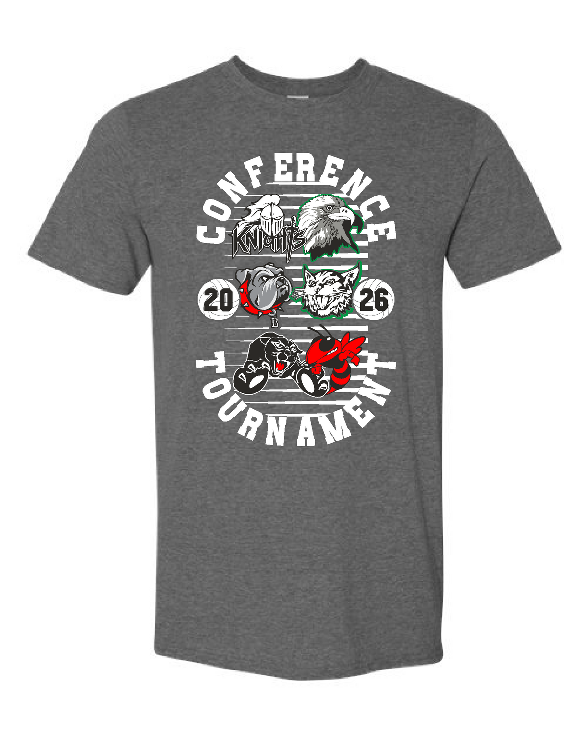 Conference VB 26- Gildan Softstyle Short Sleeve Tee- Heather Dark Grey