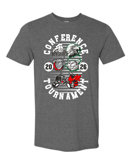 Conference VB 26- Gildan Softstyle Short Sleeve Tee- Heather Dark Grey