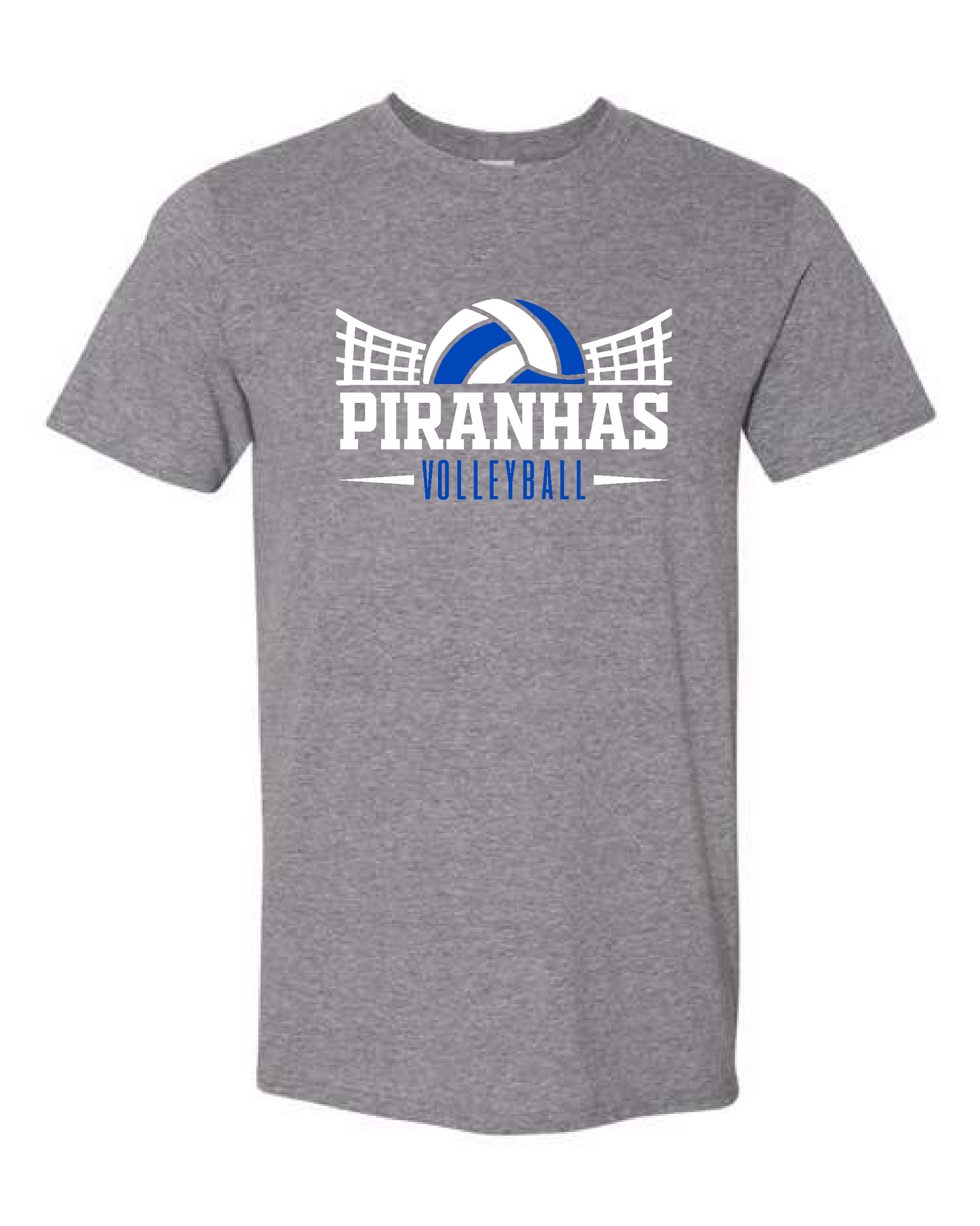 Piranhas VB 25- Gildan Softstyle Graphite Heather