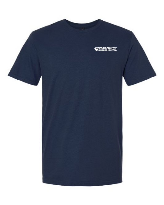 CCMH- Unisex Gildan Softstyle® T-Shirt with Embroidered Logo (64000)