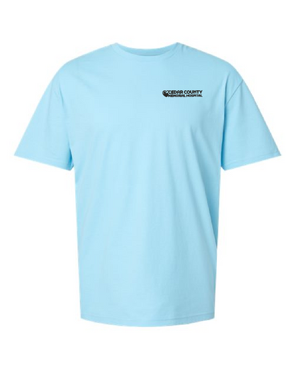 CCMH- Unisex Gildan Softstyle® T-Shirt with Embroidered Logo (64000)