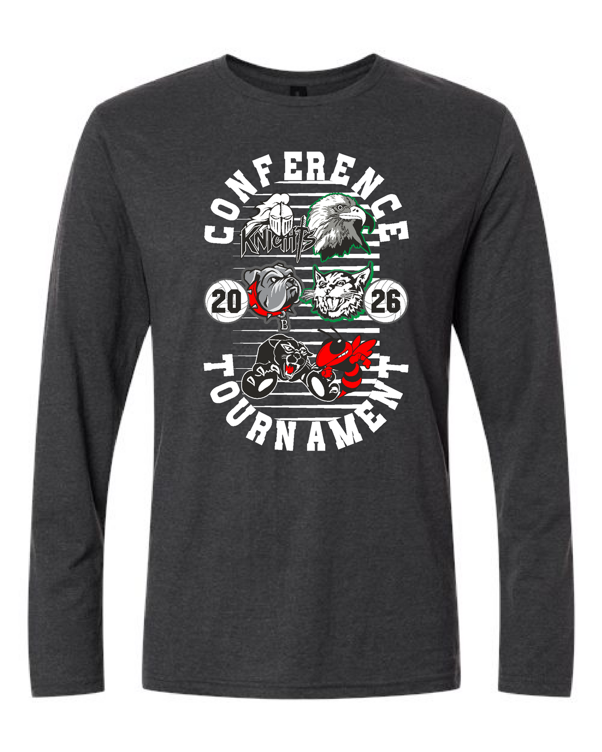 Conference VB 26- Gildan Softstyle Long Sleeve Tee- Heather Dark Grey