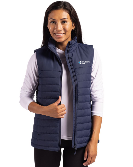 Hawthorn -  Clique Elevation Eco Full Zip Womens Puffer Vest - LQO00064