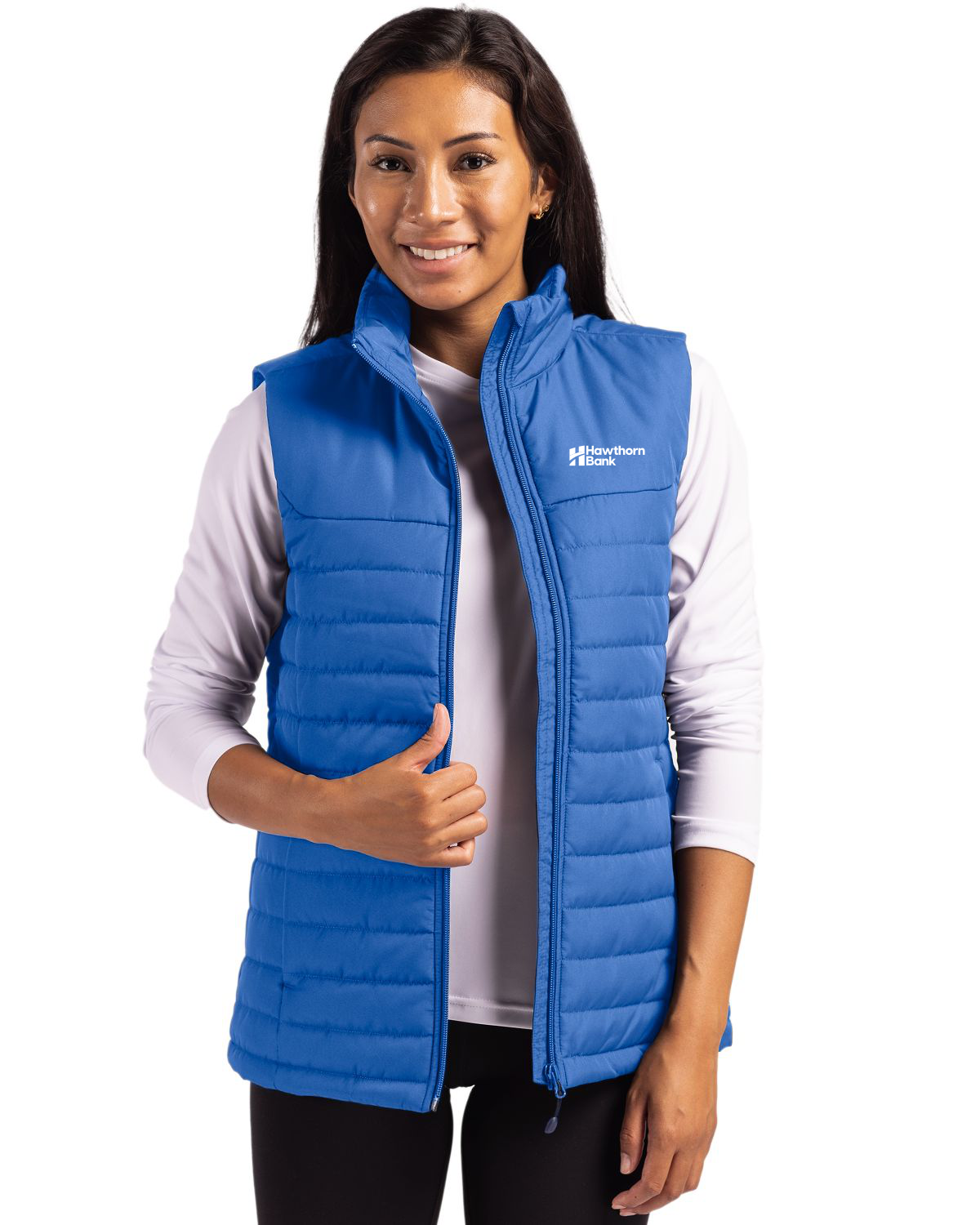 Hawthorn -  Clique Elevation Eco Full Zip Womens Puffer Vest - LQO00064