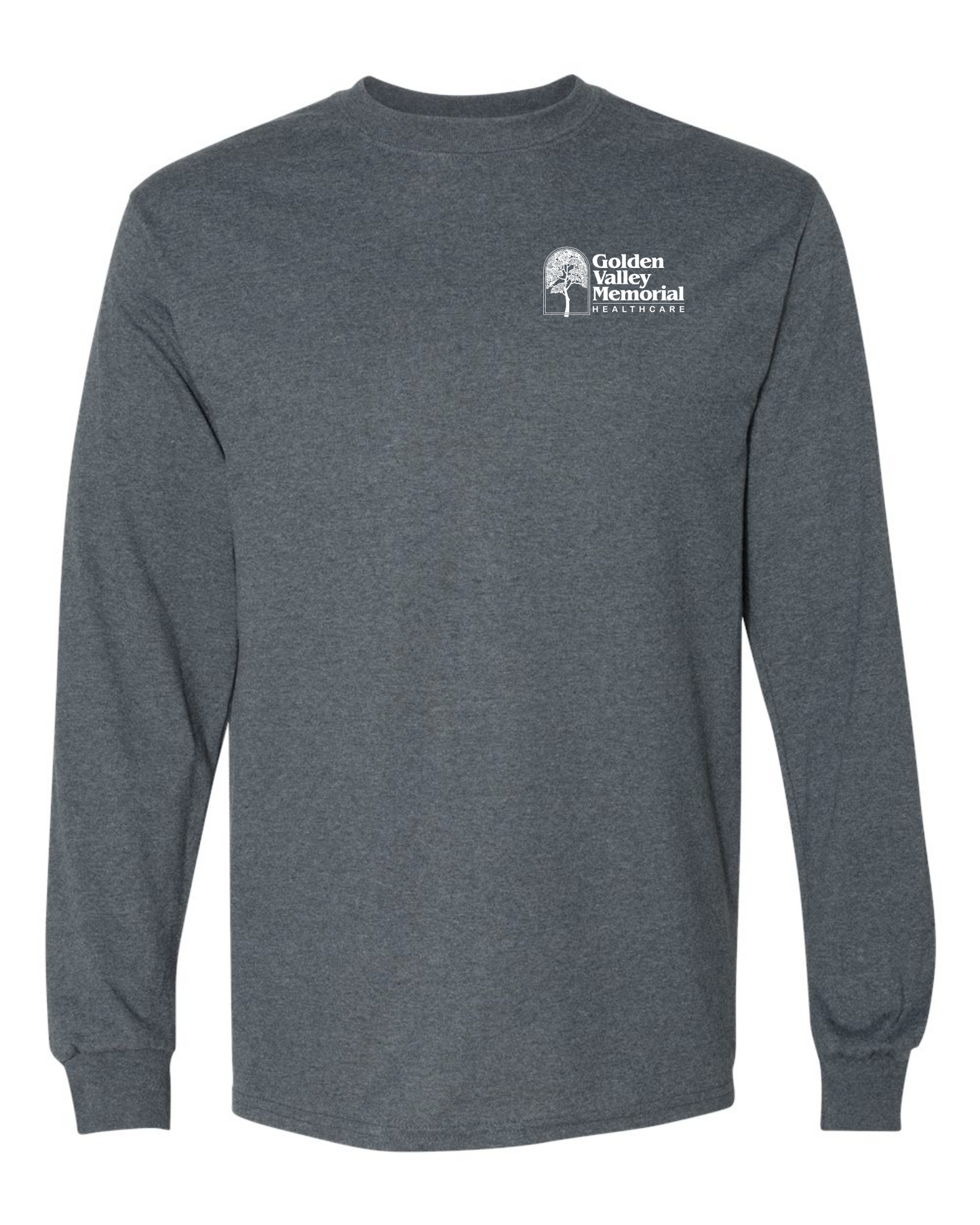 GVMH Long-Sleeve Gildan Tee with Embroidered Logo