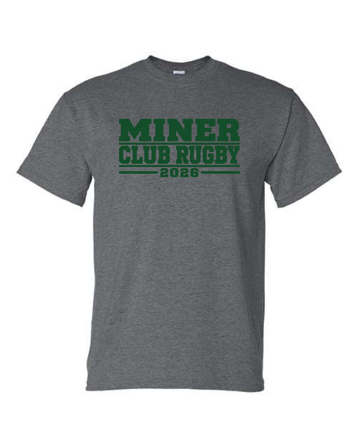 Miner Rugby- Gildan Short Sleeve Tee- Men's Miner Club
