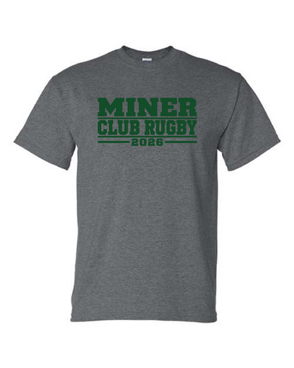 Miner Rugby- Gildan Short Sleeve Tee- Men's Miner Club