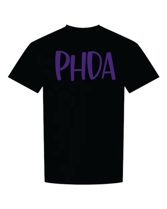 PHDA- Gildan 50/50 Short Sleeve- Puff Metallic Print