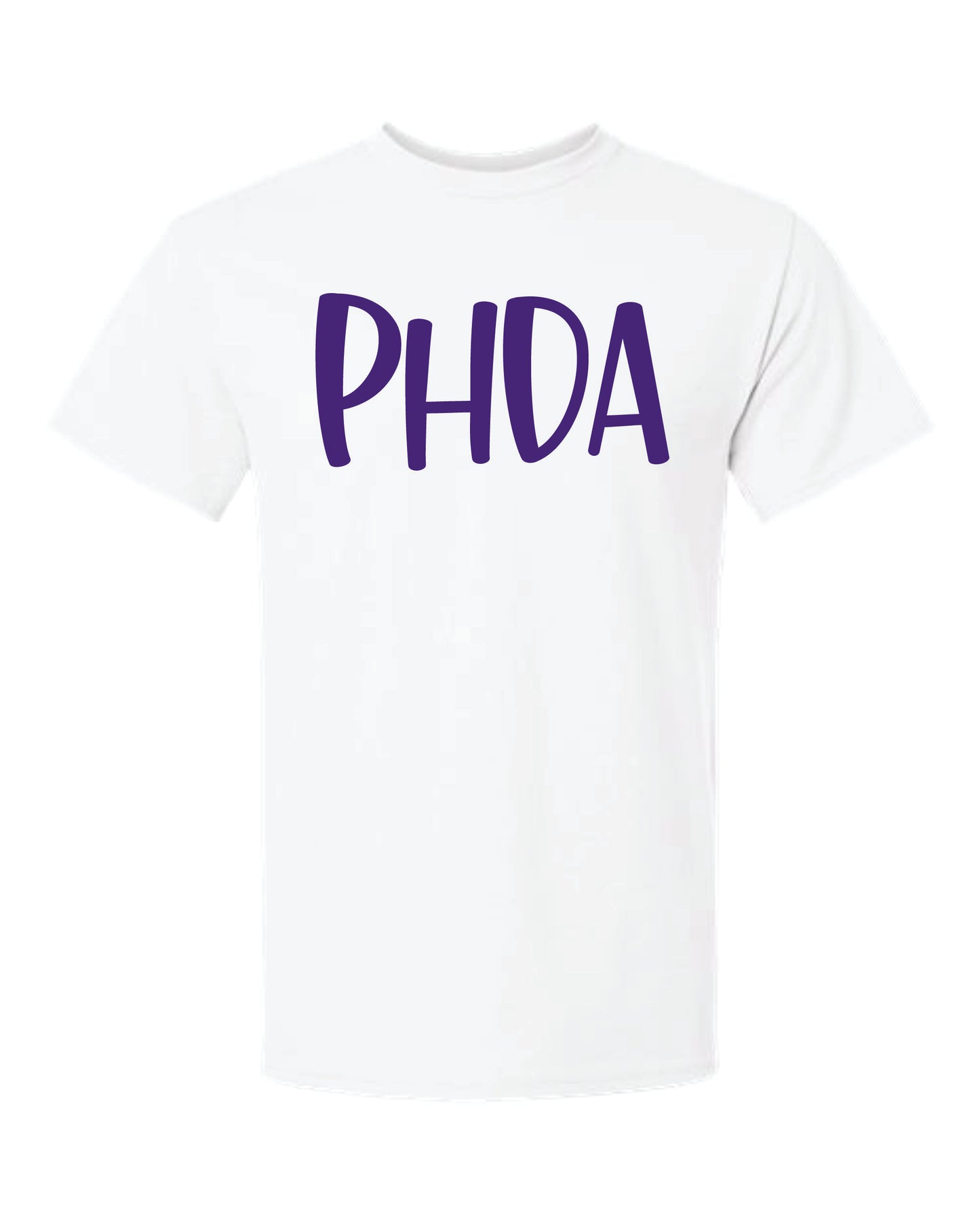 PHDA- Gildan 50/50 Short Sleeve- Puff Metallic Print