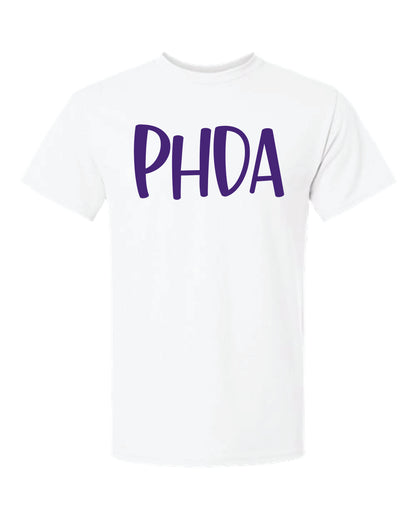 PHDA- Gildan 50/50 Short Sleeve- Puff Metallic Print
