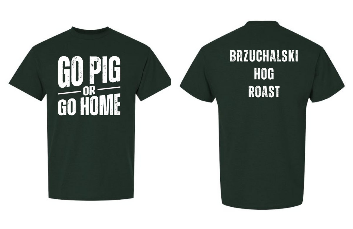 Hog Roast 26- Gildan Short Sleeve 50/50 Tee- Forest Green