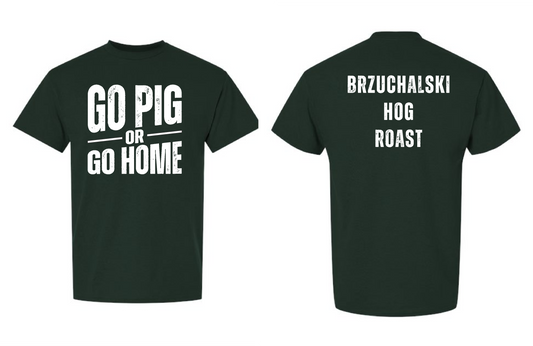 Hog Roast 26- Gildan Short Sleeve 50/50 Tee- Forest Green