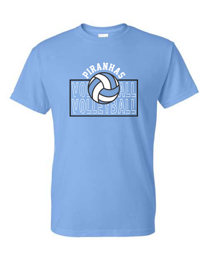 Piranhas VB 25- Gildan Short Sleeve Carolina Blue