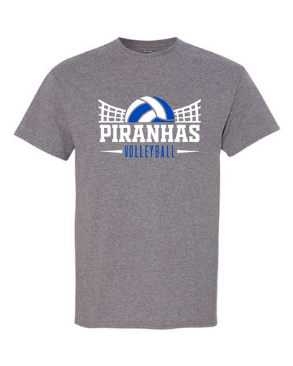 Piranhas VB 25- Gildan Short Sleeve Graphite Heather
