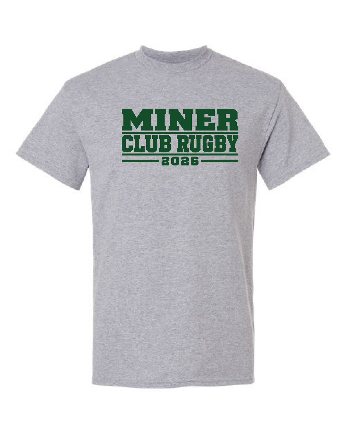 Miner Rugby- Gildan Short Sleeve Tee- Men's Miner Club